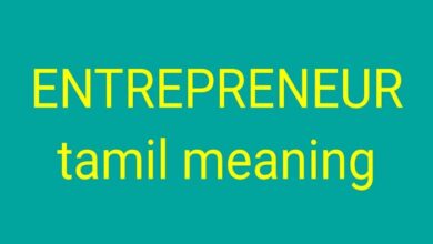 Entrepreneur Meaning in Tamil