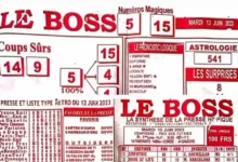 Le Boss du Turf du Jour