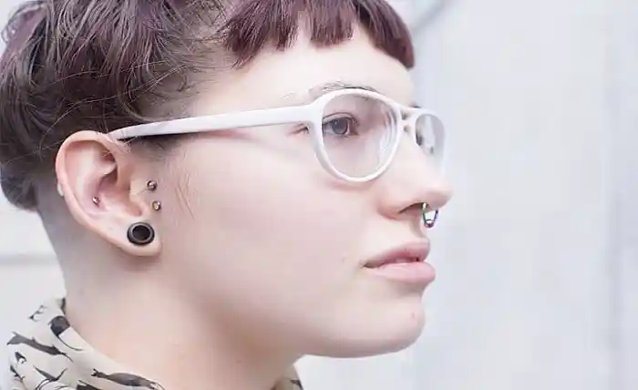 double dyed piercing